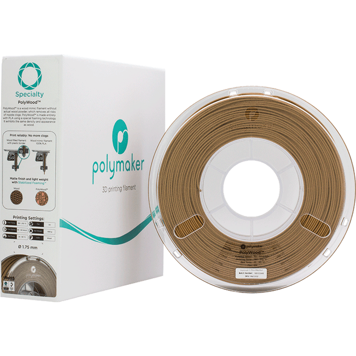 Polymaker PolyWood PLA 600G / 1.75mm Filament 3ddruckboss