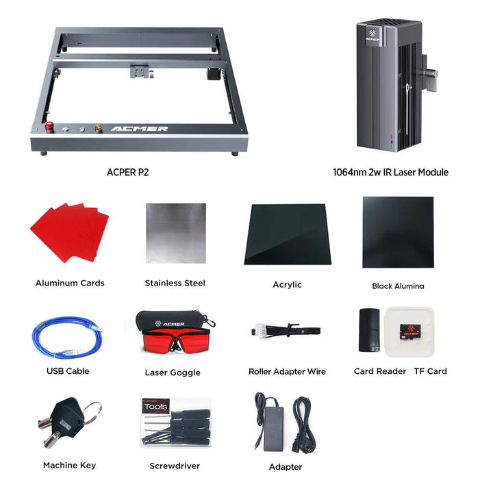 Acmer P2 IR 2W Faserlaser.